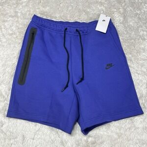 NWT Nike NSW Tech Fleece Shorts Deep Blue FB8171-539 $90 Men's Size Large